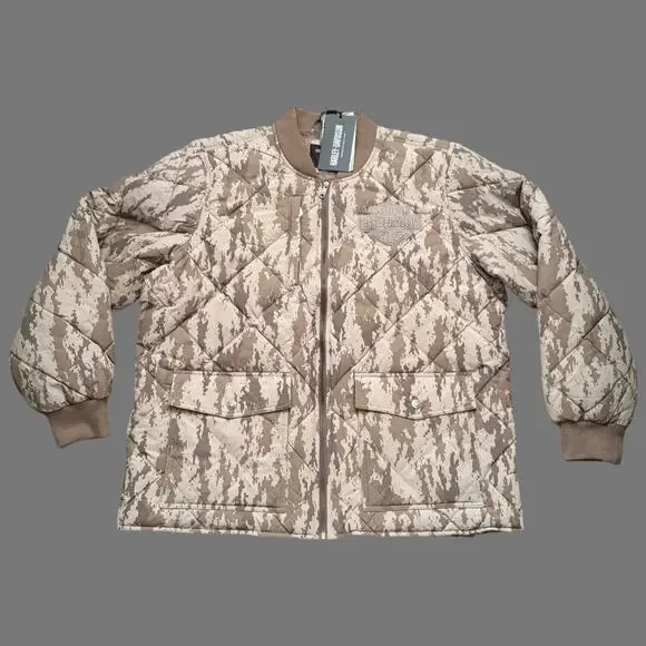 Harley-Davidson Men’s Park Bomber Jacket XXL Camo NWT - Picture 1 of 7